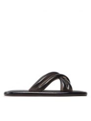 Melissa Klapki Cali + Larroude Ad 33605 Czarny. Czarne klapki damskie Melissa, bez wzorów, z tworzywa sztucznego, bez obcasa, bez zapięcia. Za 369.99 zł.