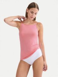 Triumph Top Beauty Layers 10227206 Różowy Slim Fit. Czerwone topy damskie Triumph, s, bez wzorów, z wiskozy, bez kołnierzyka, bez ramiączek. Za 89.99 zł.