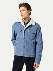 WRANGLER MĘSKA KURTKA JENSOWA 124MJ SHERPA GREEN 112357214 W4MS017443. Zielone kurtki męskie Wrangler, m, bez wzorów, bez kaptura. Za 449.99 zł.