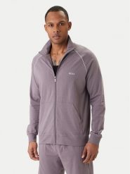 BOSS Bluza Mix&Match 50515307 Fioletowy Regular Fit. Fioletowe bluzy męskie Boss, l, bez wzorów, z bawełny, bez ramiączek, bez kaptura. Za 269.99 zł.