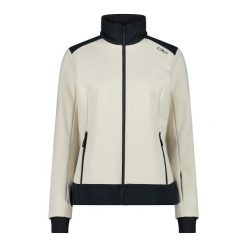 Kurtka damska turystyczna CMP 34A2436. Brązowe kurtki sportowe damskie CMP, l, bez wzorów, z softshellu, bez ramiączek, z kapturem, trekkingowe. Za 409.99 zł.