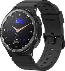 Smartwatch Kumi K6 Czarny (KU-K6/BK). Czarne zegarki smartwatch Kumi, bez wzorów. Za 234.04 zł.