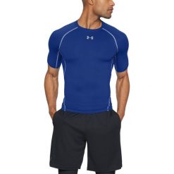 Under Armour Armour Compression Koszulka Niebieski. Niebieskie t-shirty męskie Under Armour, s, bez wzorów, z elastanu, bez kołnierzyka, bez ramiączek. Za 137.95 zł.