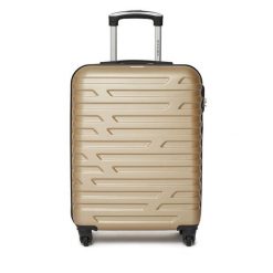 Walizka kabinowa WITTCHEN. Żółte walizki damskie Wittchen, bez wzorów. Za 229.99 zł.