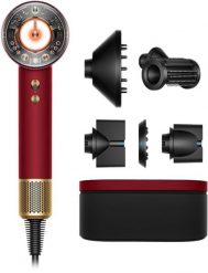 Suszarka Dyson Supersonic Nural Straight+Wavy aksamitna czerwień/złoto. Czerwone suszarki do włosów Dyson. Za 1,999.00 zł.