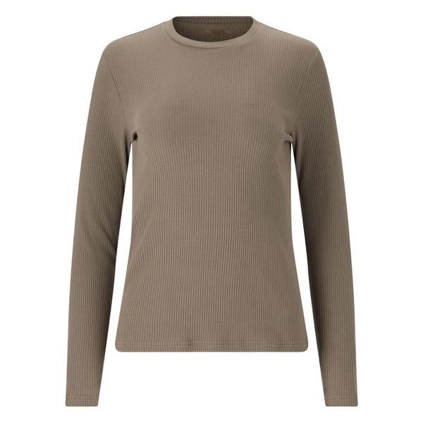 Damska koszulka z długim rękawem Athlecia Lankae. Brązowe koszulki sportowe damskie Endurance, l, bez wzorów, bez ramiączek, trekkingowe. Za 148.50 zł.