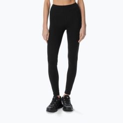 Legginsy treningowe damskie Cardio Bunny HCB-126-004. Czarne legginsy damskie Cardio Bunny, bez wzorów, z materiału. Za 149.99 zł.