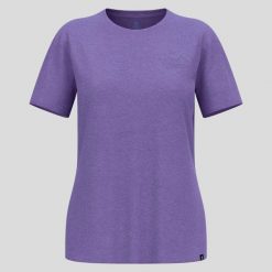 Koszulka damska Odlo ASCENT SUN. SEA. MOUNTAINS. T-shirt crew neck s/s. Czarne t-shirty damskie ODLO, s, bez wzorów, z dzianiny, bez kołnierzyka, bez ramiączek. Za 144.49 zł.