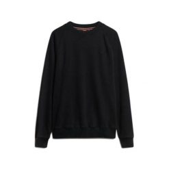 Bluza Superdry Essential Logo. Czarne bluzy męskie Superdry, m, bez wzorów, bez ramiączek, bez kaptura. Za 282.75 zł.