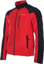 Kurtka męska Hi-Tec POLAR MONAR DARK RED/BLACK XXXL. Czarne kurtki męskie Hi-tec, m, bez wzorów, z polaru, bez kaptura. Za 123.66 zł.