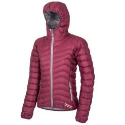 Kurtka puchowa damska Ocun Tsunami Eco. Czerwone kurtki sportowe damskie Ocun, xl, bez wzorów, z puchu, bez ramiączek, bez kaptura, trekkingowe. Za 765.99 zł.