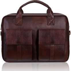 Torba męska skórzana TIZANO TM04 czekolada. Torby na ramię męskie TIZANO, ze skóry, na ramię. Za 384.00 zł.