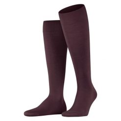 Skarpetki do połowy łydki Falke ClimaWool. Czarne skarpety męskie Falke, bez wzorów, z dzianiny. Za 149.00 zł.