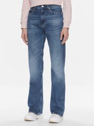 Calvin Klein Jeans Jeansy Authentic J20J222454 Niebieski Bootcut Fit. Niebieskie jeansy damskie Calvin Klein Jeans, bez wzorów, z bawełny. Za 309.99 zł.