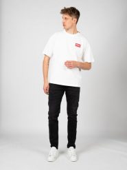 Diesel T-shirt "T-Nlabel" | A11593-0NIAR | Mężczyzna | Biały. Białe t-shirty męskie Diesel, m, z aplikacjami, z bawełny, bez kołnierzyka, bez ramiączek. W wyprzedaży za 189.00 zł.