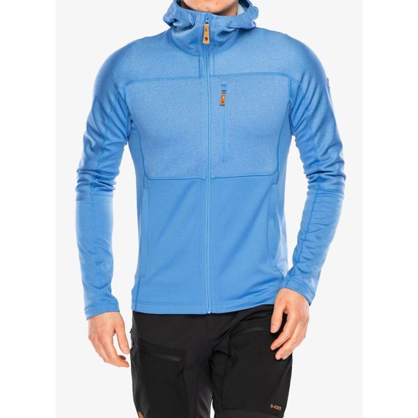 Bluza trekkingowa męska Fjallraven Abisko Trail Fleece. Niebieskie bluzy męskie Fjällräven, m, bez wzorów, bez ramiączek, bez kaptura. Za 608.99 zł.