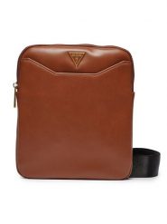 Guess Saszetka HMMECA P4223 Brązowy. Brązowe saszetki i nerki męskie Guess, z aplikacjami, ze skóry. Za 379.99 zł.