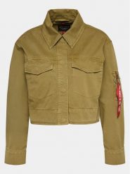 Alpha Industries Kurtka przejściowa Deck 136017 Zielony Oversize. Zielone kurtki damskie Alpha Industries, l, bez wzorów, z bawełny, bez kaptura. Za 499.99 zł.
