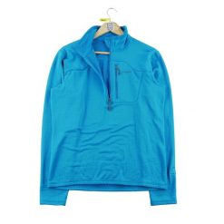 Second life - Patagonia bluza polarowa damska R1 Vintage - Stan dobry. Niebieskie bluzy damskie Patagonia, l, bez wzorów, z polaru, klasyczne, bez ramiączek, bez kaptura. Za 149.06 zł.