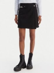 Calvin Klein Jeans Spódnica jeansowa LV047D777G Czarny Regular Fit. Czarne spódnice damskie Calvin Klein Jeans, bez wzorów, z bawełny. Za 429.99 zł.