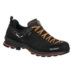 Buty trekkingowe męskie Salewa Buty Męskie MS Mtn Trainer 2 Gtx. Brązowe buty zimowe męskie Salewa, bez wzorów, z materiału, bez obcasa, bez zapięcia. Za 1,112.00 zł.
