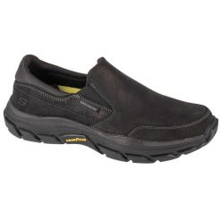 Buty trekkingowe męskie Skechers Respected Calum. Czarne trekkingi męskie Skechers, bez zapięcia. Za 379.99 zł.