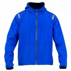 Bluza z kapturem Sparco S02405AZ5XXL XXL. Niebieskie bluzy damskie Sparco, s, bez wzorów, bez ramiączek, z kapturem. Za 286.00 zł.