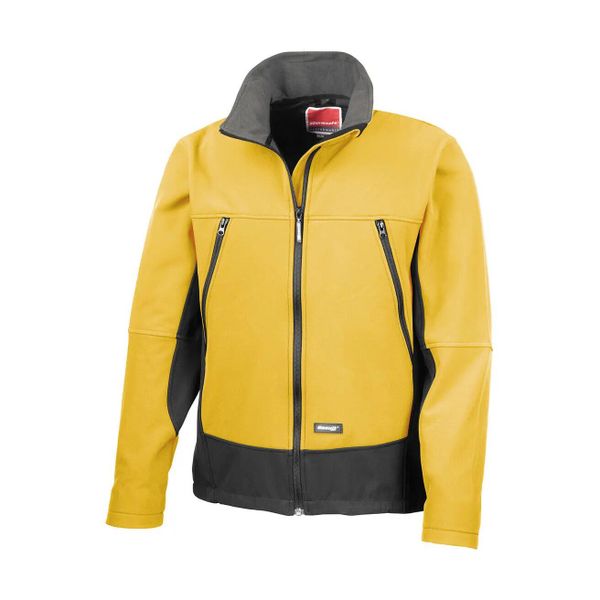 Kurtka turystyczna softshell Result Activity. Czarne kurtki męskie RESULT, m, bez wzorów, z elastanu, bez kaptura. Za 293.00 zł.