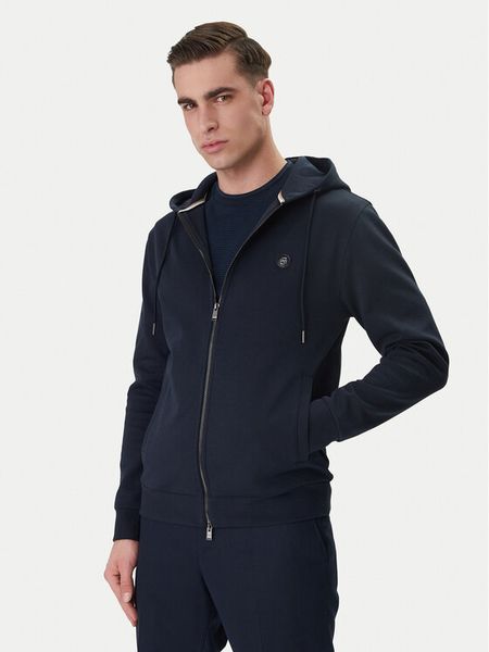 BOSS Bluza C-Spence 01 50555851 Granatowy Regular Fit. Niebieskie bluzy męskie Boss, l, bez wzorów, z bawełny, bez ramiączek, bez kaptura. Za 699.99 zł.