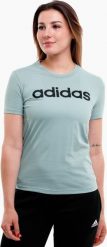 Adidas Koszulka damska adidas Loungewear Essentials Slim Logo Tee adidas IM2832 S. Bluzki damskie Adidas, s, bez wzorów, bez kołnierzyka, bez ramiączek. Za 96.55 zł.