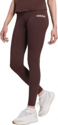 Legginsy damskie adidas Essentials Linear Cotton brązowe JY4886 M. Brązowe legginsy damskie Adidas, bez wzorów. Za 180.02 zł.