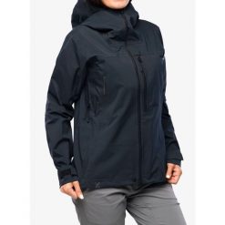 Kurtka GORE TEX damska Berghaus MTN Seeker GTX Jacket. Czarne kurtki sportowe damskie Berghaus, bez wzorów, z gore-texu, bez ramiączek, bez kaptura, trekkingowe, gore-tex. Za 1,185.99 zł.