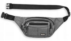 Męska Saszetka na Biodro (Nerka) - Pako Jeans - Szara. Szare saszetki i nerki męskie Pako Jeans, bez wzorów, z jeansu. Za 39.00 zł.
