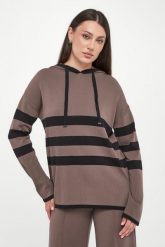 Sweter damski z kapturem JOSEPH RIBKOFF. Swetry nierozpinane damskie Joseph Ribkoff, xs, bez wzorów, bez kołnierzyka, bez ramiączek. Za 849.00 zł.