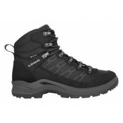 Buty trekkingowe damskie Lowa Taurus Pro Mid Gtx. Czarne obuwie trekkingowe damskie Lowa, z materiału, za kostkę, bez zapięcia. Za 798.00 zł.