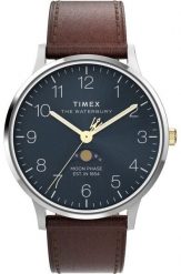 Zegarek męski Timex TW2W75600 brązowy. Brązowe zegarki męskie Timex, bez wzorów. Za 620.00 zł.