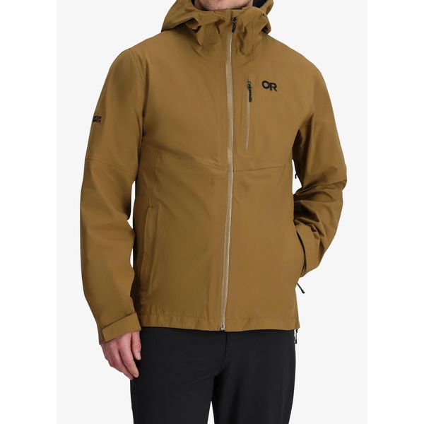 Kurtka z membraną męska Outdoor Research Foray 3L Jacket. Brązowe kurtki męskie OUTDOOR RESEARCH, l, bez wzorów, sportowe, bez kaptura. Za 996.99 zł.