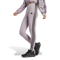 Legginsy fitness damskie ADIDAS. Białe legginsy damskie Adidas, bez wzorów, z bawełny. W wyprzedaży za 99.99 zł.