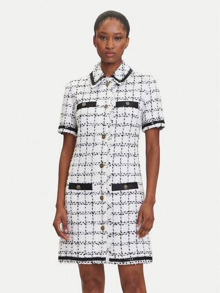 KARL LAGERFELD Sukienka dzianinowa A3W13031 Écru Regular Fit. Sukienki damskie KARL LAGERFELD, bez wzorów, z dzianiny, bez kołnierzyka, bez ramiączek. Za 1,199.00 zł.