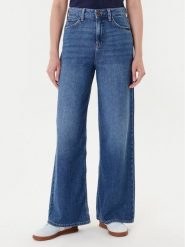 Lee Jeansy Stella 112370893 Niebieski Wide Leg. Niebieskie jeansy damskie Lee, bez wzorów, z bawełny. Za 399.99 zł.