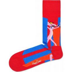 Happy Socks Pink Panther Smile Pretty Skarpetki Czerwony. Czerwone skarpety męskie Happy Socks, bez wzorów, z bawełny. Za 68.95 zł.