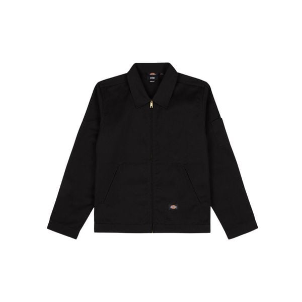 Kurtka bez podszewki Dickies Eisenhower. Czarne kurtki męskie Dickies, xs, bez wzorów, z bawełny, biznesowe, bez kaptura. Za 369.75 zł.