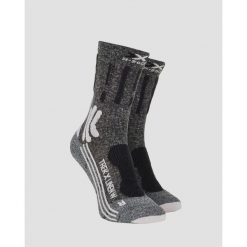 Skarpety damskie trekkingowe X-Socks Trek X Linen. Czarne skarpetki damskie X-Socks, bez wzorów. Za 149.99 zł.