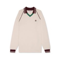 Sweter z dzianiny Fila Molinazzo Regular. Białe swetry męskie Fila, na lato, l, bez wzorów, z dzianiny, biznesowe, bez kołnierzyka, bez ramiączek. Za 575.70 zł.