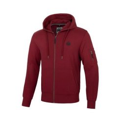 Bluza męska Pitbull rozpinana z kapturem Terry Everts. Brązowe bluzy męskie PITBULL, m, bez wzorów, z kapturem, na fitness i siłownię. W wyprzedaży za 139.00 zł.