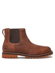 Timberland Sztyblety TB1A2NGYF131 Brązowy. Brązowe botki męskie Timberland, bez wzorów, z nubiku, bez obcasa, bez zapięcia. Za 649.99 zł.