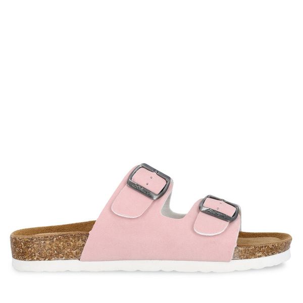 Klapki CRUZ. Czerwone klapki damskie CRUZ, bez wzorów, bez obcasa, bez zapięcia. Za 119.99 zł.