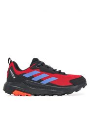 Adidas Trekkingi Terrex Anylander JP5649 Czerwony. Czerwone buty zimowe męskie Adidas, bez wzorów, z materiału, bez obcasa, bez zapięcia. Za 239.99 zł.