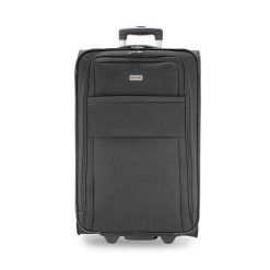 Walizka średnia Semi Line. Czarne walizki damskie Semi-line, bez wzorów, średnie. Za 229.99 zł.