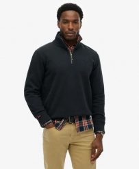 Superdry Bluza z półzamkiem z haftowanym logo z materiału z recyklingu –. Niebieskie bluzy damskie Superdry, xl, bez wzorów, z bawełny, bez ramiączek, bez kaptura. Za 386.10 zł.
